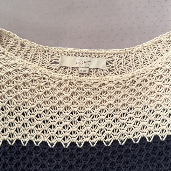 LOFT KNIT STRIPED SWEATER - Picture 3 of 4